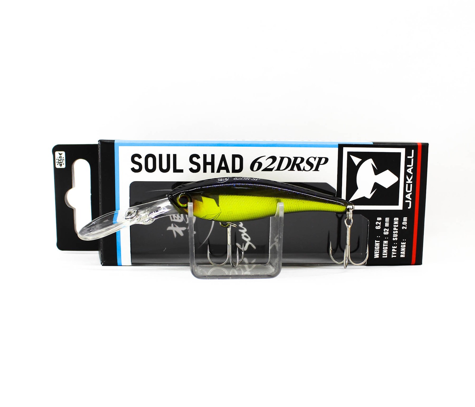 Jackall Soul Shad 62 DR Deep Suspend Lure Kasumi Clear Up (5139)
