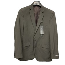 Kenneth Cole Reaction Men s Two Bottoms Gray Striped Blazer Size 40R