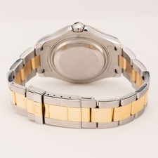 Rolex Yacht-Master 68623 35mm 18K Gold Timing Bezel Oyster Watch Blue Dial 8