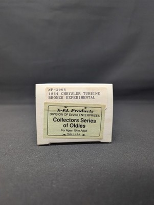 NEW IN BOX! Jo-Han 1:25 1964 Chrysler Turbine X-EL Bronze Experimental Model Car