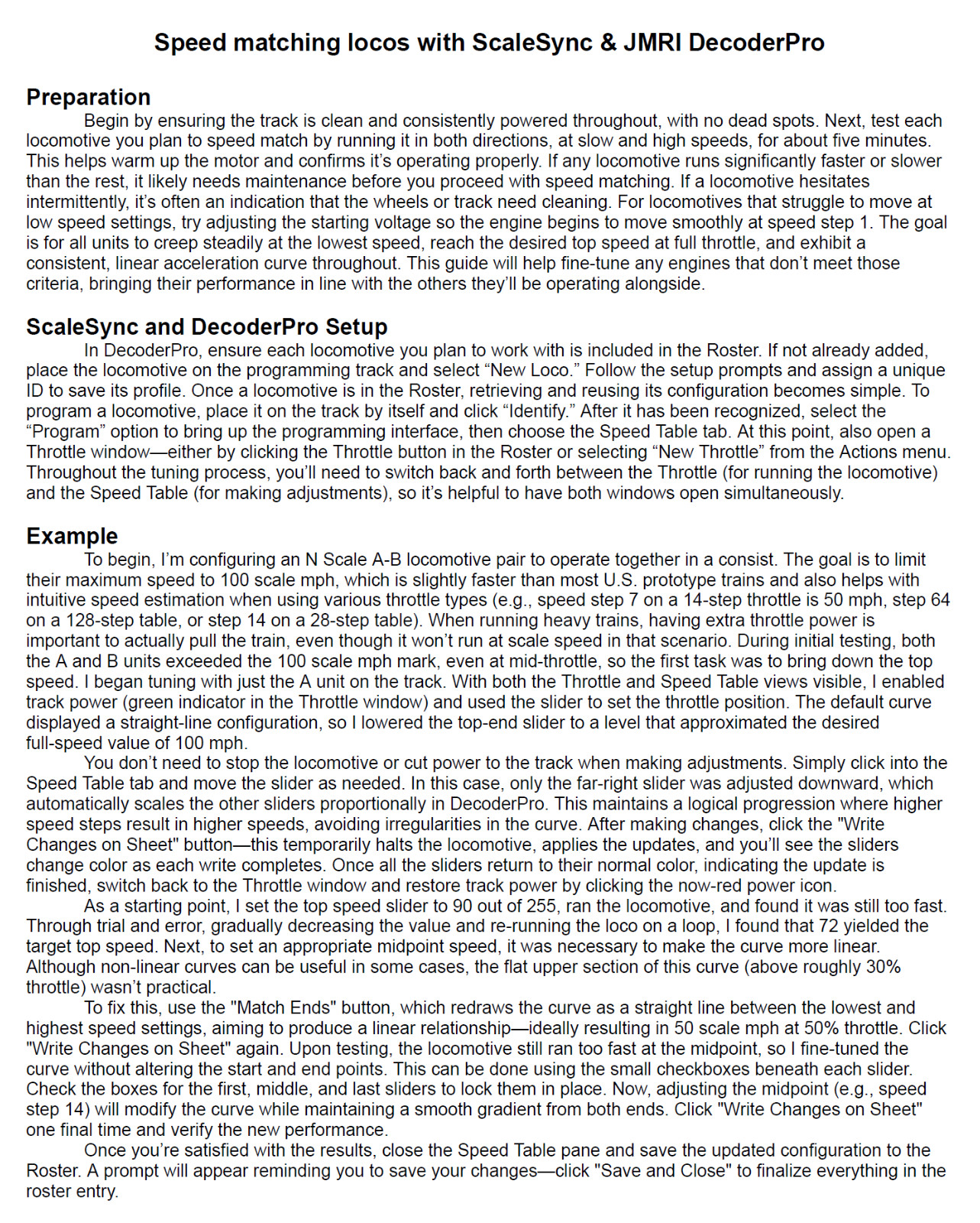 ScaleSync Speedometer for Model Trains – N & HO Scale Compatible