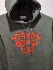 Columbia Men's Performance Hunting Gear PHG Fleece Hoodie Size Med Olive Green