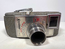Vintage Keystone Capri K-25 8mm Movie Camera Shutter Works Leather Case