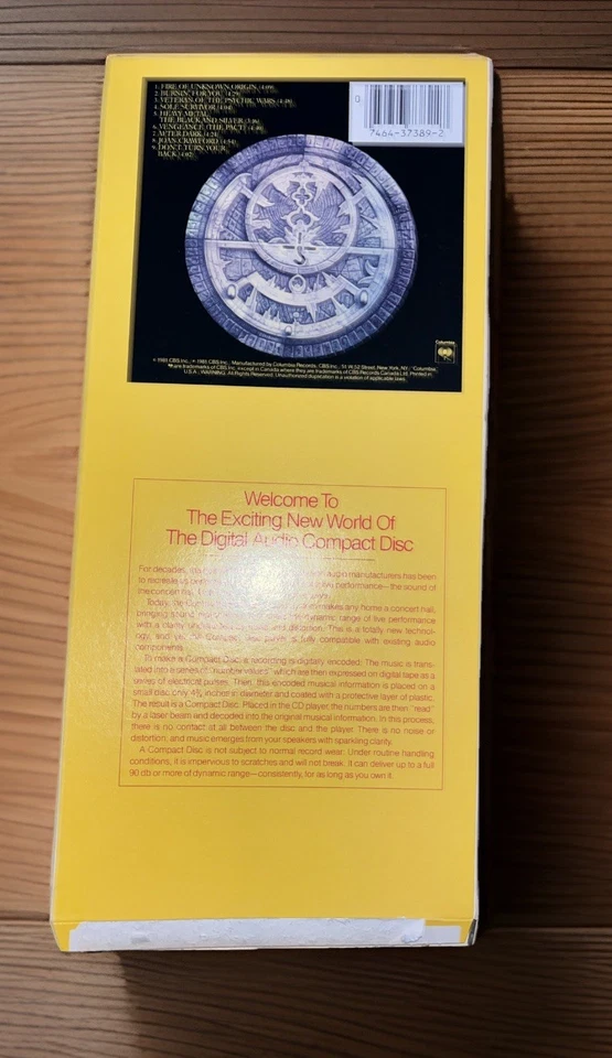 Blue Oyster Cult - Fire Of Unknown Origin 1981 Box Only Foto 2 de 2