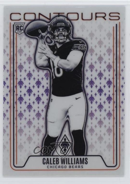 2024 Panini Phoenix Contours Purple Caleb Williams #CON-CWS v1x
