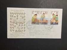 Nuova Zelanda 1981 FDC 1° giorno copertina per USA francobolli sanitari camp annullo