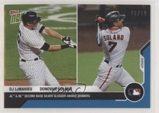 2020-21 Topps Now Off-Season Blue 40/49 DJ LeMahieu Donovan Solano #OS-21 03rk