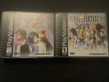 Final Fantasy 8 & 9 PS1 Black Label - Manuals Are Near Perfect Condition!