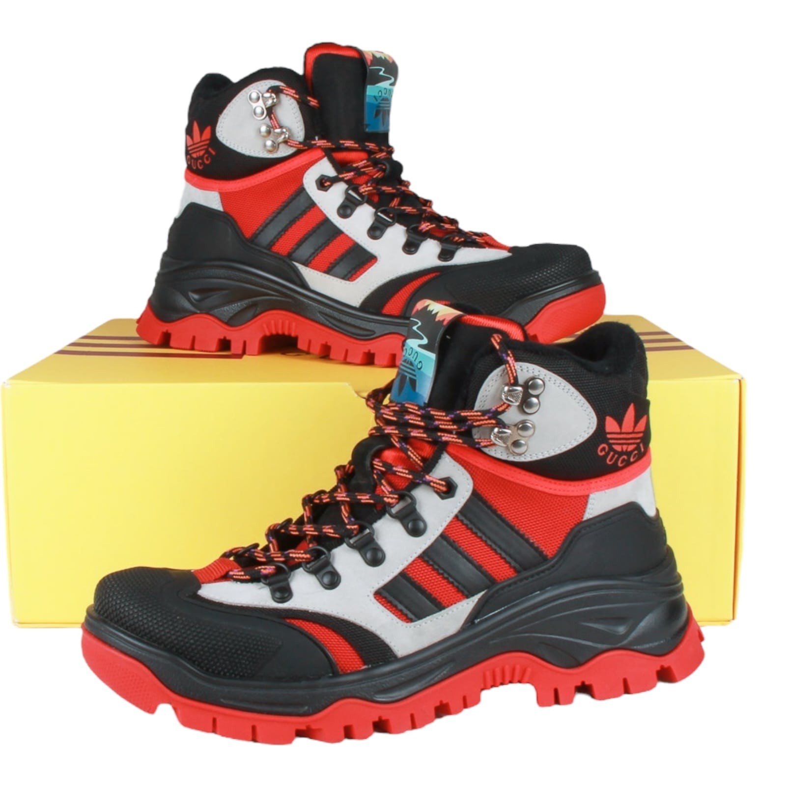 Adidas X Gucci Technical Apres Ski Lace Up Boots size 7