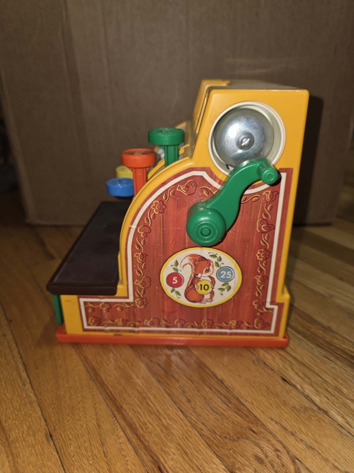 как выглядит Fisher-Price Vintage Cash Register Preschool Toy MPN 926 Classic фото