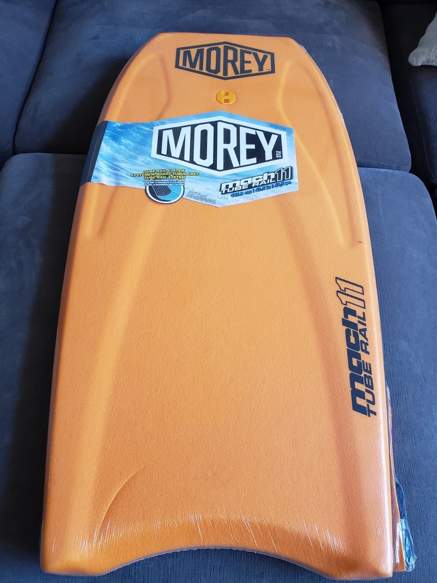 MOREY MACH 11 TUBE RAIL リーシュコード付 Brand New! Morey Orange Dragon Boogie Board Mach 11 Tube