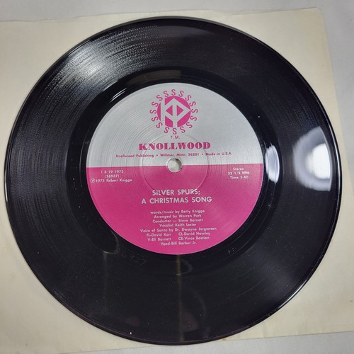 Silver Spurs 1975 Christmas Book VTG Robert Knigge Santa's Elf Record & Stencil - Picture 15 of 24