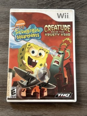Nintendo Wii SpongeBob SquarePants: Creature from the Krusty Krab CIB W/ Manual
