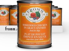 Fromm Shredded Chicken Recipe Canned Dog Food 12/12ozcans
