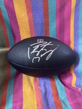 Peyton Manning Indianapolis Colts signed auto black football Player Authentic