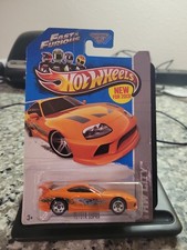 Hot Wheels Fast & Furious Toyota Supra 1:64 Orange Diecast Car 2013