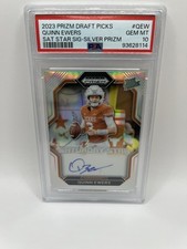 2023 Prizm Draft Picks Saturday Star Signatures Quinn Ewers Silver PSA 10