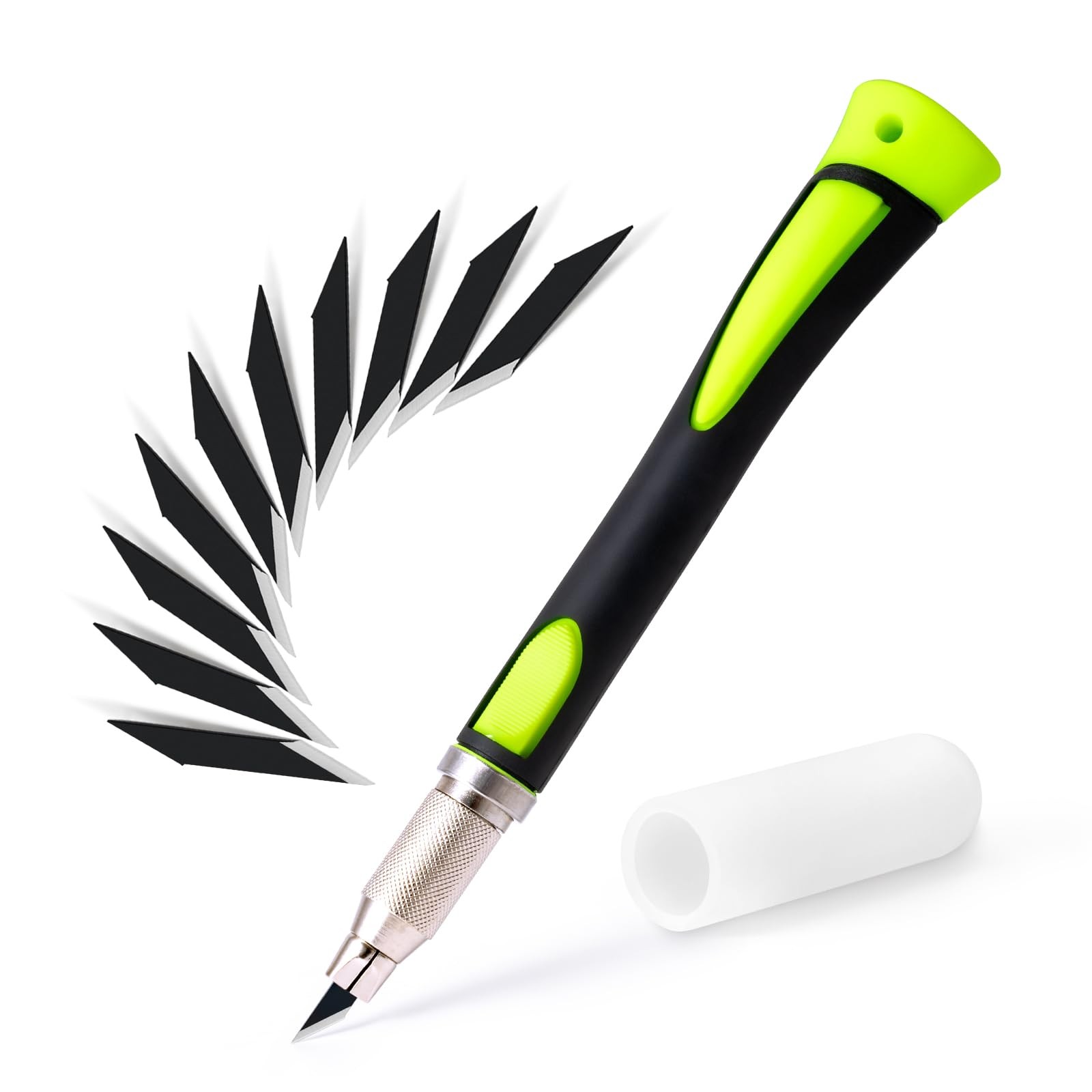 Precision Craft Knife Set with 12 Blades and Protective Case-image