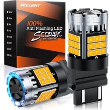Turn Signal Bulb, 3157A 3156 LED Bulbs 600 Super Bright High 3157/3156 Amber