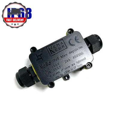 2/3-fach Außen Wasserdicht Abzweigdose IP68 LED Reihenklemme 3P 6-12mm Elektr