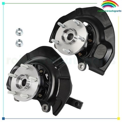 2x Front Wheel Hub Bearing Knuckles Assembly For Toyota Camry 2007-2011 2.4L