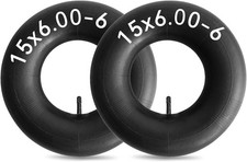 Inner Tubes, 2 Pack Heavy Duty 15x6-6 Replacement Tire Inner Tube 15x6.00-6