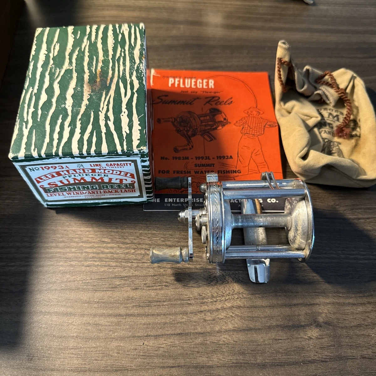 Moulinet Vintage Pflueger Nobby – Lancer Casting, Modèle 1965