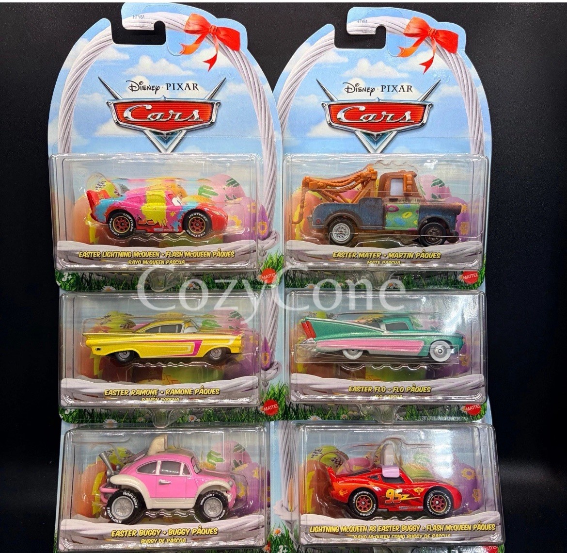 Disney Pixar Cars Complete 2026 Set Of Easter Edition Cars Lot Of