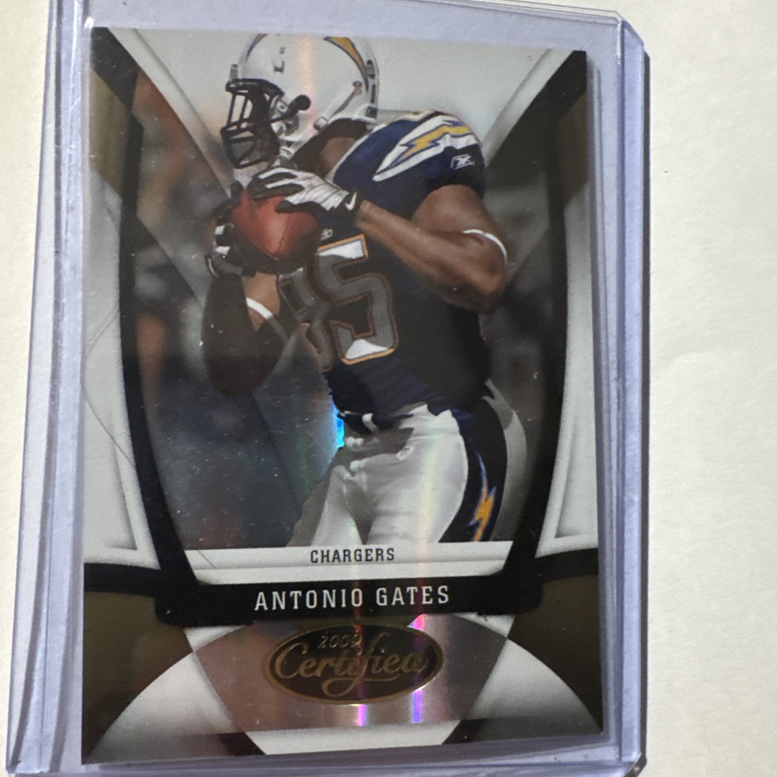 Antonio Gates #99 Football Cards 2009 Panini Donruss Certified trading card — raw and PSA graded price guide