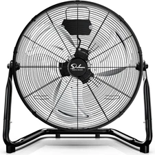 Simple Deluxe 20" Industrial Floor Fan 3-Speed High Velocity Heavy Duty Quiet