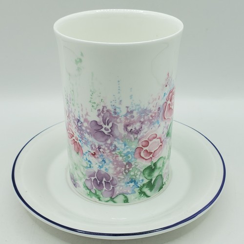 Dunoon Summer Haze Mugs & Saucers Set Floral Noelle Malkin Tea Coffee - Picture 2 of 10