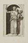 P. THOMASSIN (*1562), Göttin Ceres, nach antiker Statue, um 1610, Kupferstich