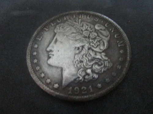 1921 - D - $1 Morgan Silver Dollar 90% U.S. Excellent Coin