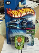2004 Hot Wheels #062 Fatbax Silhouette Green First Editions Chrome 5SP