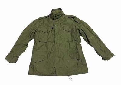 Alpha Industries 1970s M-65 Field Jacket Medium Cold Weather Man OG-107 Vintage