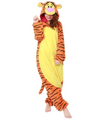 Southwark Fleece Kigurumi Tiger Free Size RBJ-041