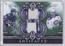 2010 Upper Deck Artifacts Emerald 5/40 Scott Gomez Brian Gionta Dual Patch 9mx