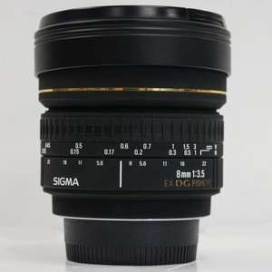 Sigma 8mm F3.5 EX DG Fisheye Lens - Nikon Fit - STK: 40729