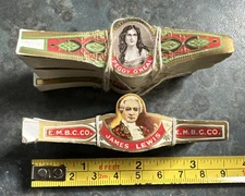 600pc Vintage Unused Peggy O'neal 300pc +James Lewis 300pc Cigar Bands Craft DIY
