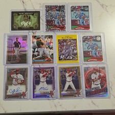 Cardinals Lot With Auto Numbered Cards