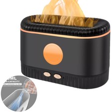 Humidificador de aroma difusor de aceite esencial 3D volcán llama niebla aire para decoración del hogar