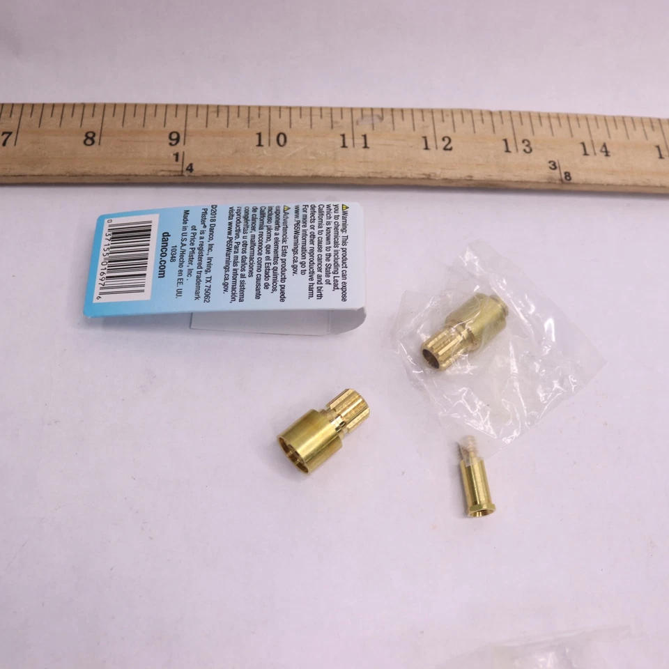 Kit de extensión de vástago DANCO en latón para grifos Price Pfister Foto 3 de 4