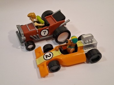 Scooby Doo & Shaggy Friction Powered Pull Back Race Car 2000 Hanna-Barbera 