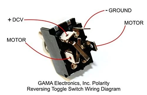 30 Amp Toggle Switch 3 Position Reverse Polarity DC Motor Control- Maintained - Image 2 of 4