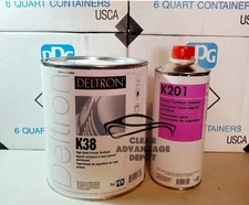 Deltron K38 primer gal, K201 Catalyst quart BUNDLE!!