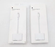 Genuine Apple Lightning to Digital AV HDMI Adapter - 2 Pack