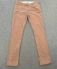 Acne Studios Pants Mens 30 Pink Max Satin Chinos Flat Front Mid RIse