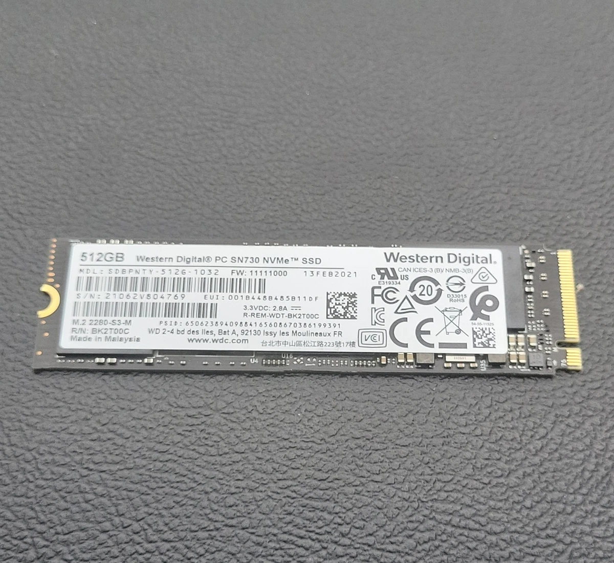 Western Digital M.2 Interface 512 GB Solid State Drives for sale