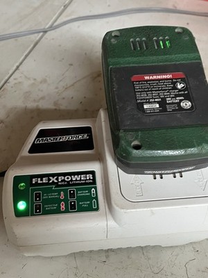 MasterForce FlexPower battery charger & 20volt -2ah battery