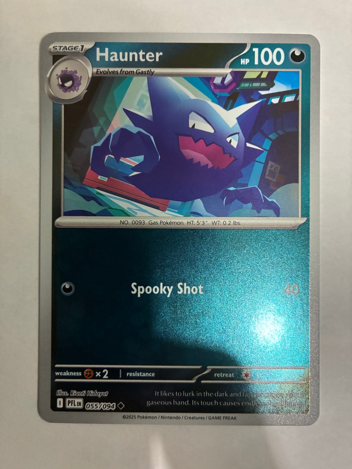 Haunter - Uncommon ME02: Phantasmal Flames 055/094 NM